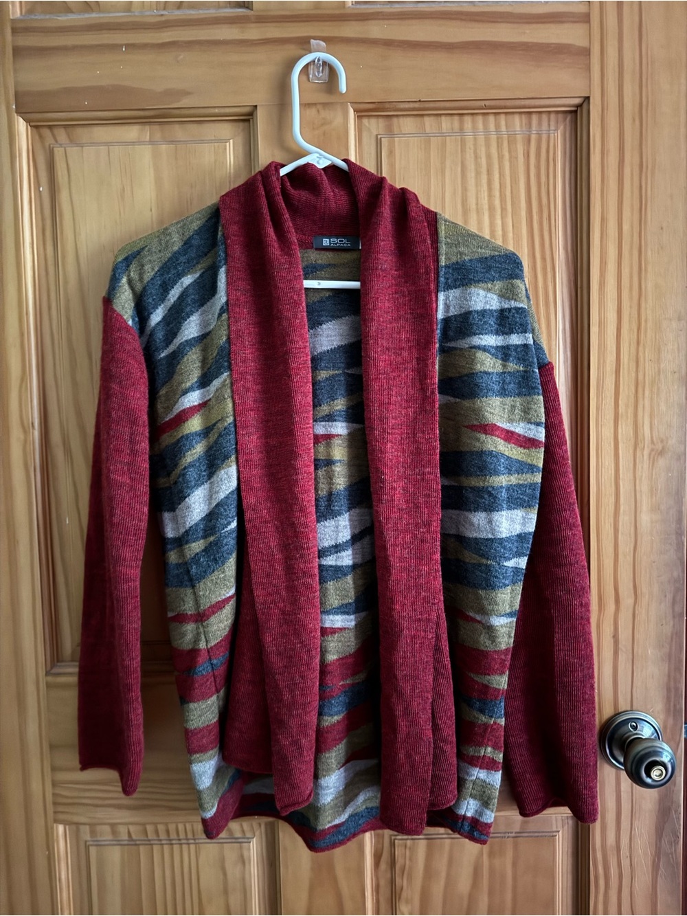 SOL ALPACA Cardigan XS 100% baby alpaca